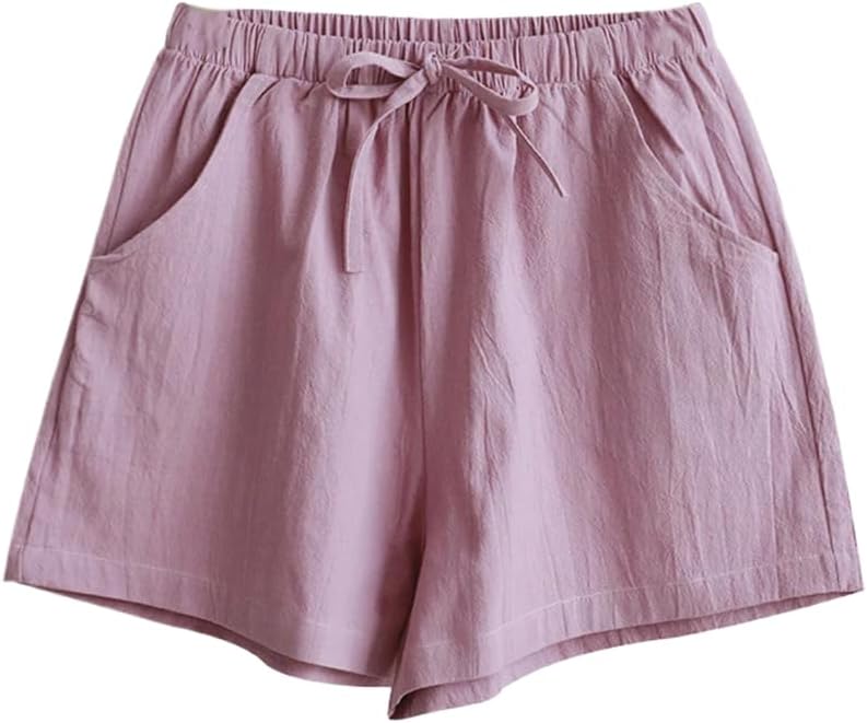 Shorts Woman Women Clothing Casual Cotton Linen SweatShorts Summer Femme for