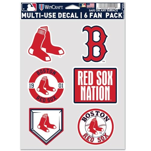 Ventilateurs Boston Red Sox : lot de 6 mini ventilateurs de table portables