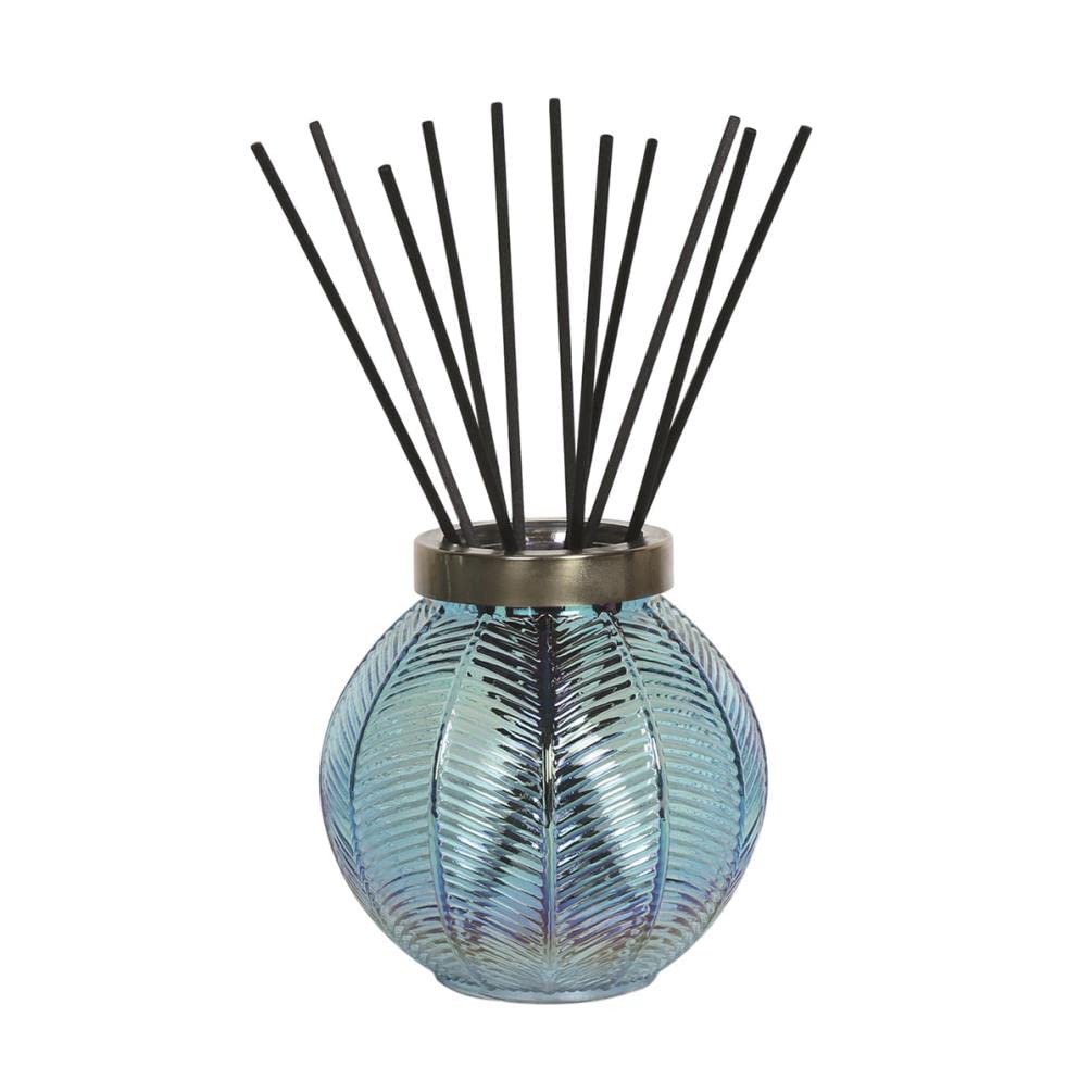 Woodbridge Aqua Aroma Lustre Glass Large Reed Diffuser & 50 Fibre Reeds