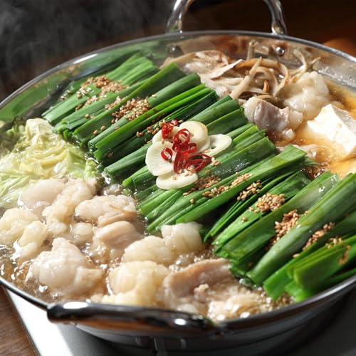 博多名物 黒毛和牛 もつ鍋セット ちゃんぽん麺 牛モツ 200g×6袋(1.2㎏ 6～7人前) 大容量 / 和風醤油スープ250g×3袋 特製麺200g×3袋入 モツ鍋 国産ホルモン 鍋 もつ 牛肉 肉 牛ホルモンのサムネイル