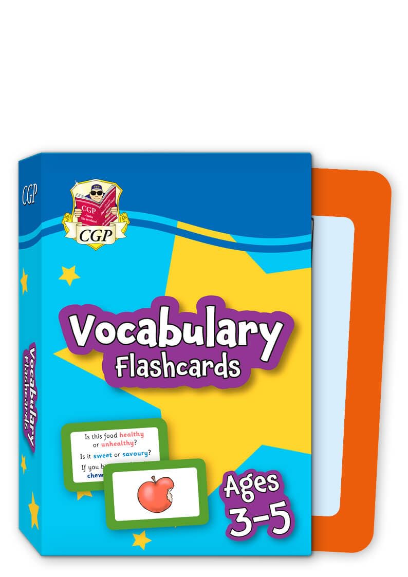 Vocabulary Flashcards for Ages 3-5 (CGP Reception Activity Books and Cards)