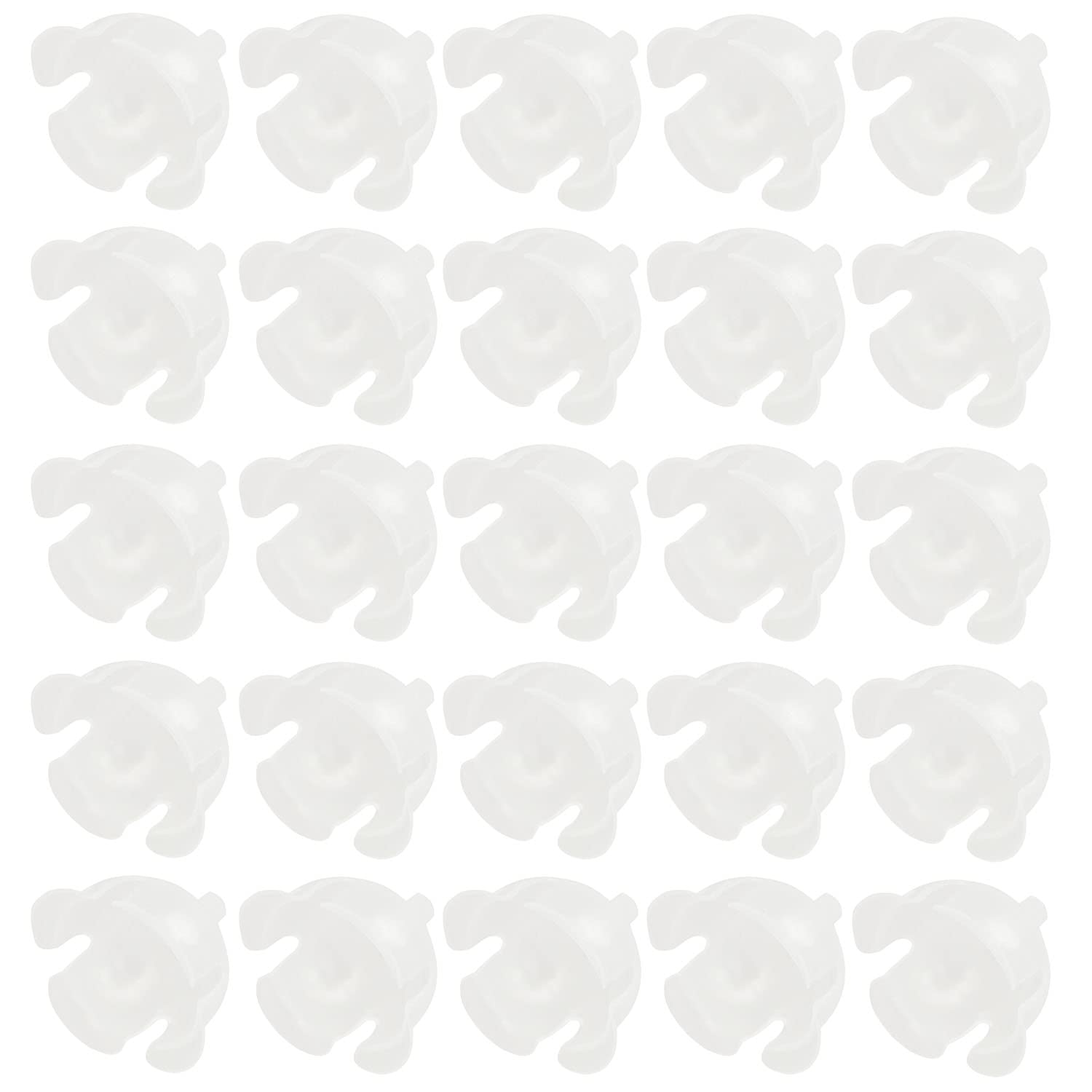 Clear Chocolate Box Holder yyangz 25PCS Transparent Plastic Round Chocolate Candy Truffle Wrappers Holders, Candy Packaging Case Flower Support Rack for Birthday Wedding Valentines Day Gift