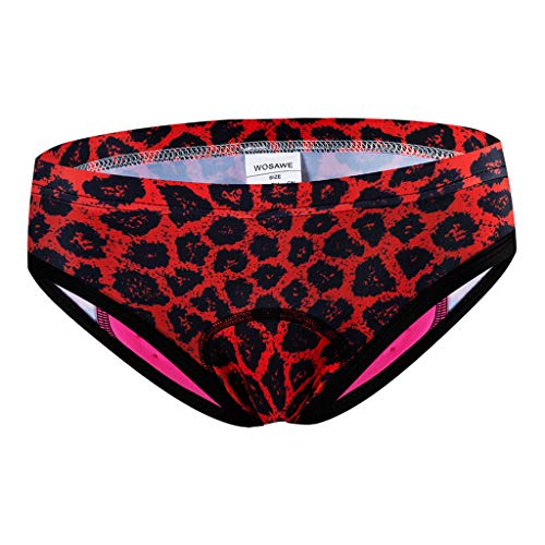 YIJU Cuecas de Ciclismo Femininas com Acolchoado de Bicicleta Cuecas Leves Triangulares - eu