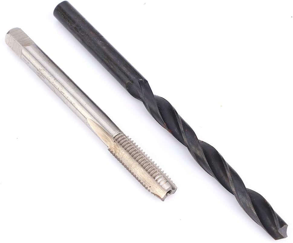 30Pcs M6x1 Thread Repair Kit, Stainless Steel, Includes Twisted Drill, Tap, Wrench, Breaker, Hex Wrench and 25 Threaded Inserts, for Metric Imperial Units Threaded Hole Conversion