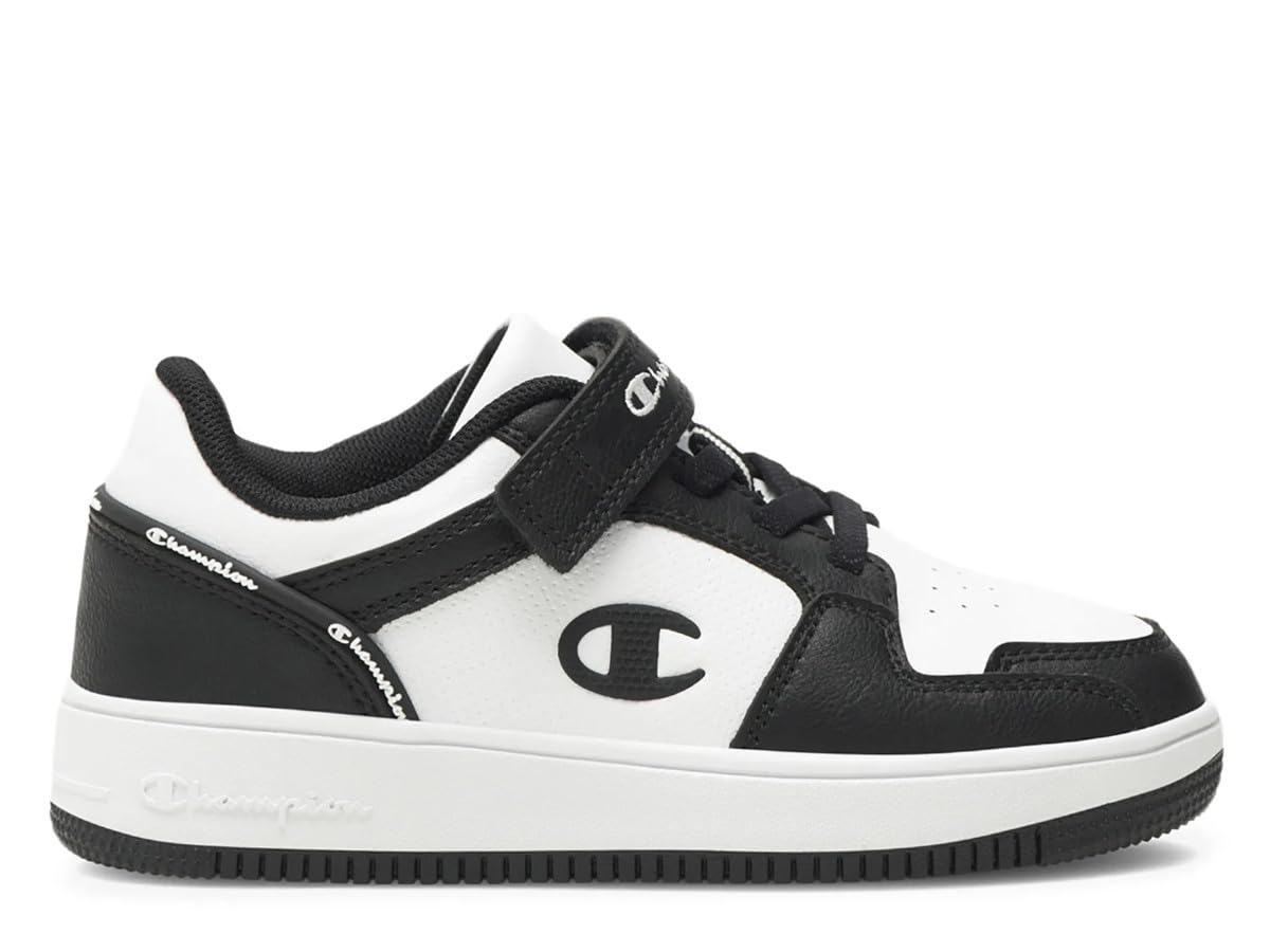 Champion Rd18 2.0 Low B Ps Nero Bianco Sneakers Bambino EUR 28 / UK 10,5