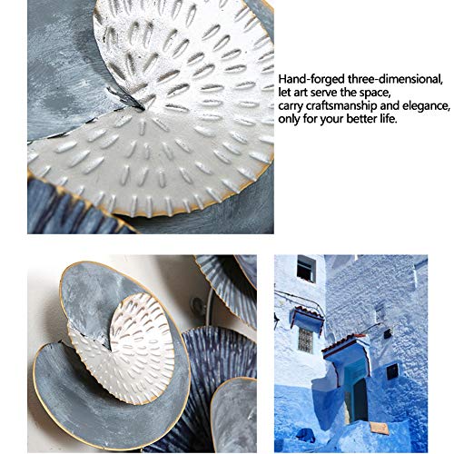 Décoration murale fer forgé : pendentif mural design abstrait relief 3D