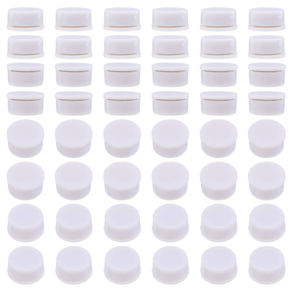 PLIGREAT 100 Pcs Mini Rotating Bearings, White Ball Bearing for DIY Crafts Smooth Rotating Windmill Accessories for Paper Cards, Greeting Cards, Jewelry Making, Nail Art Design