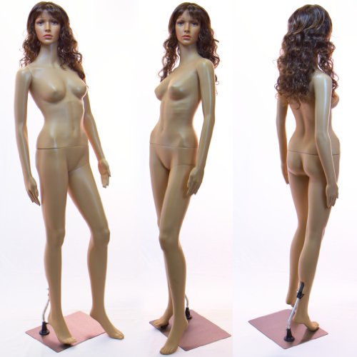 Euroton SF-10 Mannequin femme 2 perruques gratuites cheveux longs