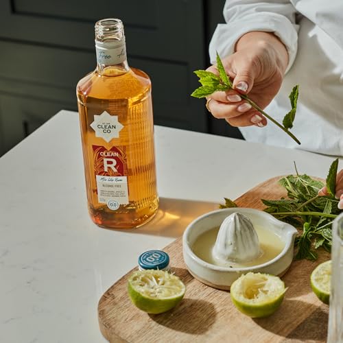 CleanCo Clean R Alcohol-Free Spiced Rum Alternative | Award-Winning Zero Proof Spirits | Sugar Free Low Calorie No Sweeteners | Vegan & Gluten-Free | Alcohol Free Cocktails | 23.7fl oz (700ml) - Thumbnail 4