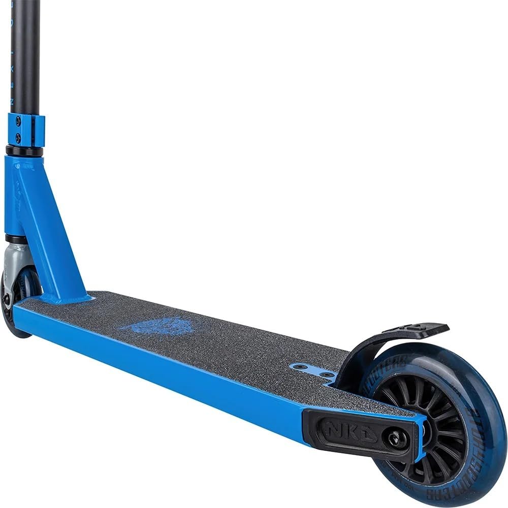 NKD Trottinette de Stunt – Next Generation | Roulements Haute Performance ABEC-9 | Guidon Rotatif à 360° pour Le Freestyle | Alliage d’Aluminium 6061 Durable