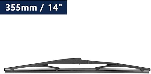 Miniatura 8 de X AUTOHAUX Juego de brazo de limpiaparabrisas trasero para Mazda CX-9 2009-2020 14 pulgadas 13.976 in