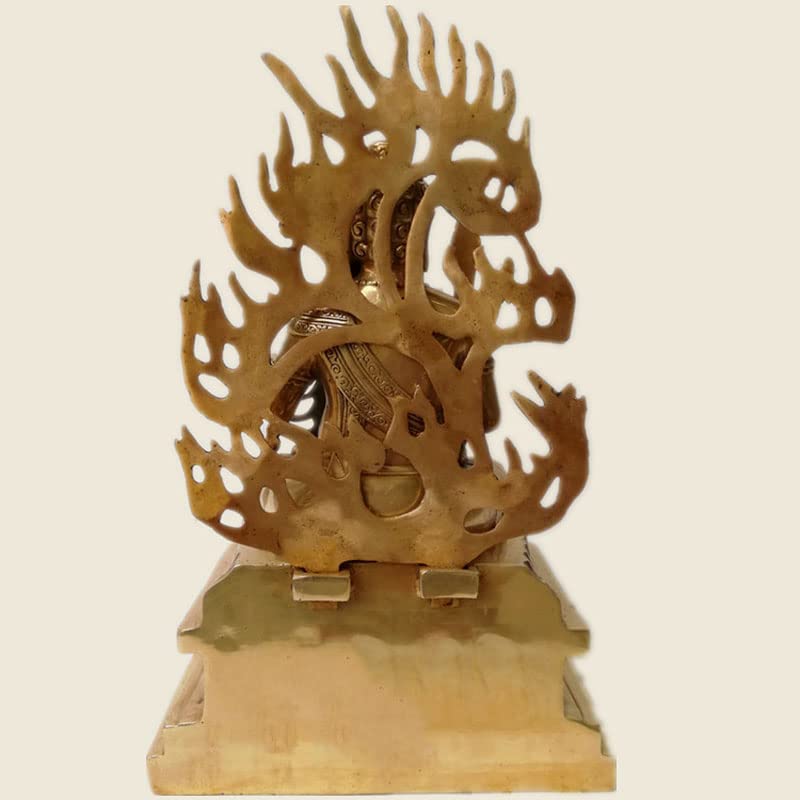 Amazon｜銅製 仏像【明王】不動明王座像 総高21cm フィギュア 風水