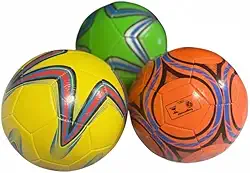 Bola de Futebol Campo Oficial Tamanho 5, 22cm, Costura Reforçada, PVC Vinílico, 265g