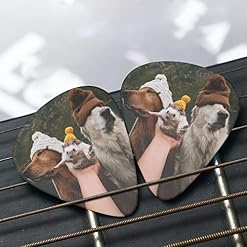 Pack de 12 médiators pour guitare hérisson et chien pour guitare électrique guitare acoustique diverses guitares - Les Beatles, Paul McCartney, John Lennon, RIngo Starr, George Harrison Pack de 12 médiators pour guitare hérisson et chien pour guitare électrique guitare acoustique diverses guitares – Image 6