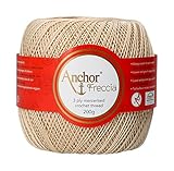 Pettinato e mercerizzato Anchor 4769008-00387 filato per uncinetto, 100% cotone, 387, spessore 8