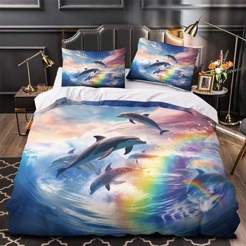 Housse de couette dauphin microfibre douce contre la transpiration - 4
