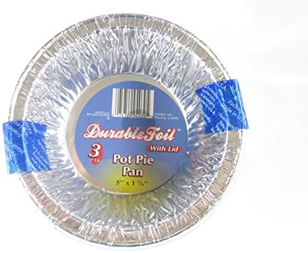 36 Disposable Aluminum Pot Pie Pans with Lids
