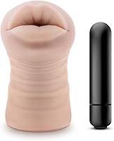 Vista 8 de Blush M - Masturbador vibratorio realista para hombres de 5 pulgadas ~ Sensación vaginal realista Acanalado Acanalado Canal Stroker ~ X5 Plus TPE
