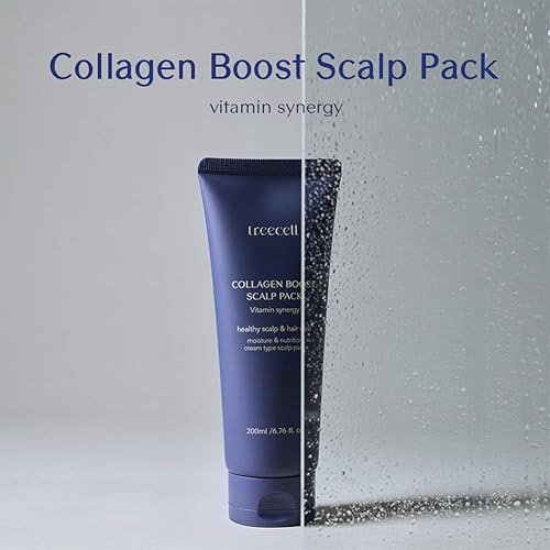 Miniatura 2 de Treecell Collagen Boost Scalp Pack 6.8 fl oz (6.76 onzas líquidas) Tratamiento de colágeno con infusión de vitaminas para el crecimiento del