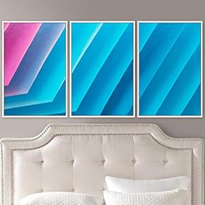 signwin 3 Piece Framed Canvas Wall Art Abstract...