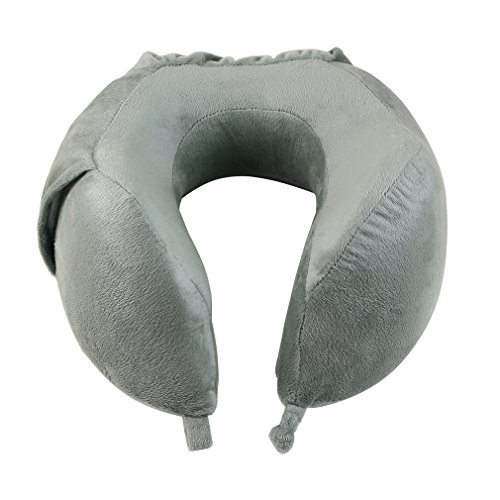 Reisekissen, das Kissen Kissen Kissen Reise für Schlafen Auto, TGV, Metro, Flugzeug, auch im Büro dunkelgrün