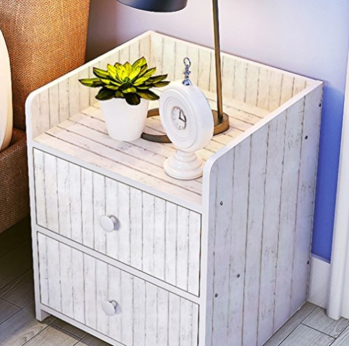 Amao Vintage White Wood Panel Pattern Paper Self-adhesive Peel-stick Wallpaper17.7''x78.7''