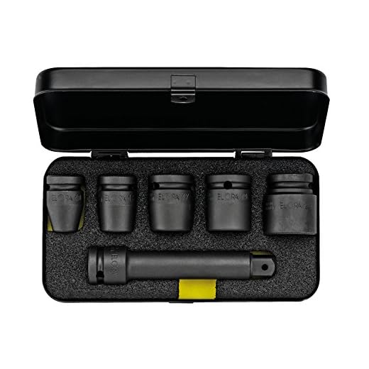 Elora 790 S6A Kraftschrauber-Steckschlüssel-Satz 1/2 Zoll, 6-teilig
