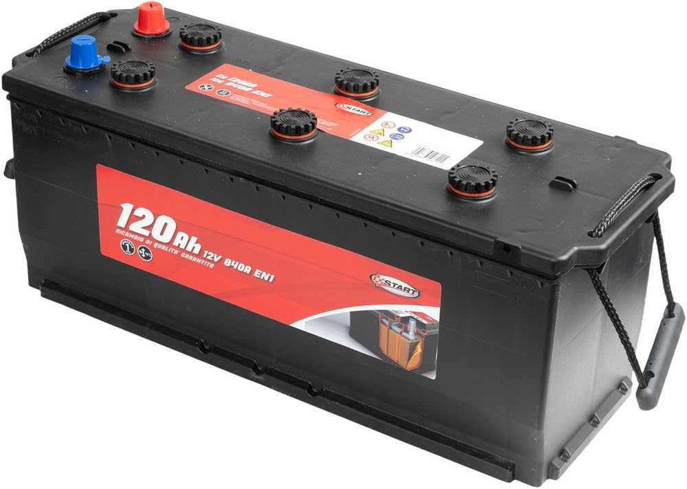 Start Batteria per autocarro e trattori 120Ah 12V 690A polo positivo sinistro