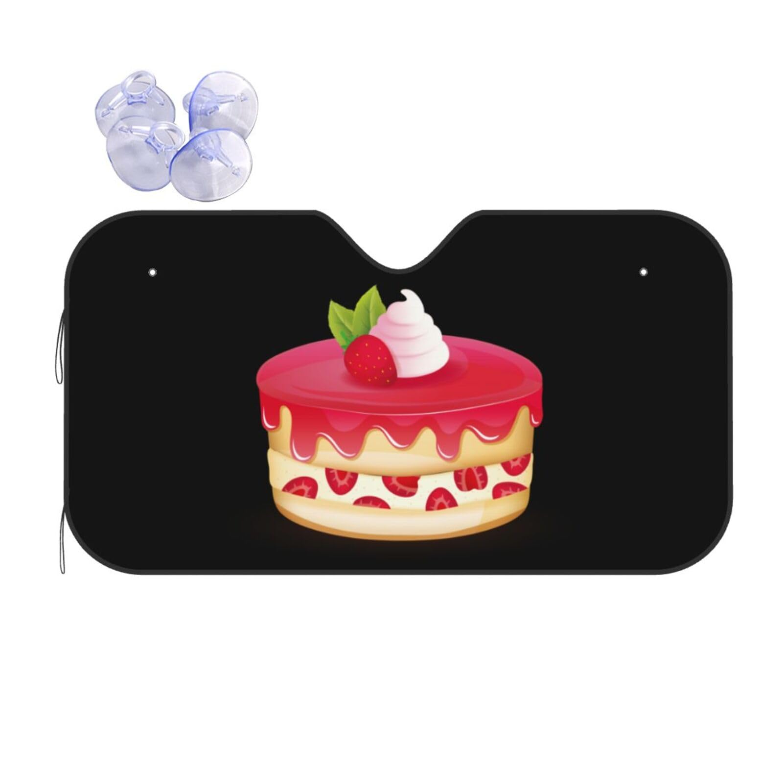 Amazon.com: Strawberry Shortcake Dessert Windshield Sun