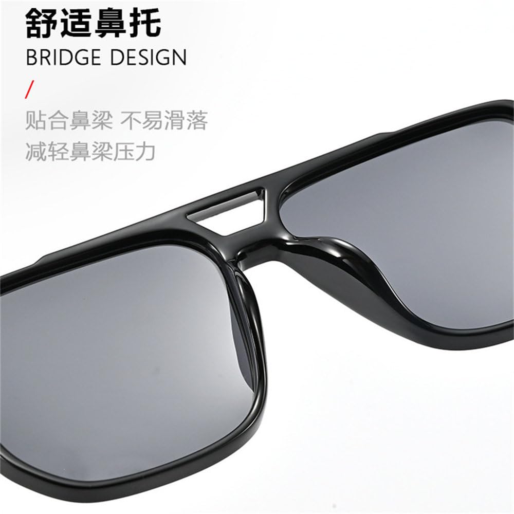 Ultraleichte TAC-Sonnenbrille mit polarisierten Gläsern und Bügeln in Holzoptik für Damen und Herren – ideal für Outdoor-Aktivitäten wie Reisen, Streetfotografie und Autofahren.
