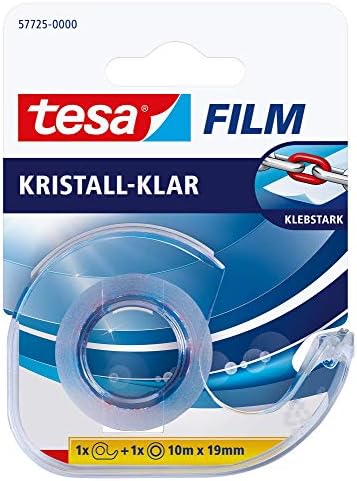 Ruban Adhésif Tesa Film Crystal Transparent - 19 Mm X 33 M - Sans
