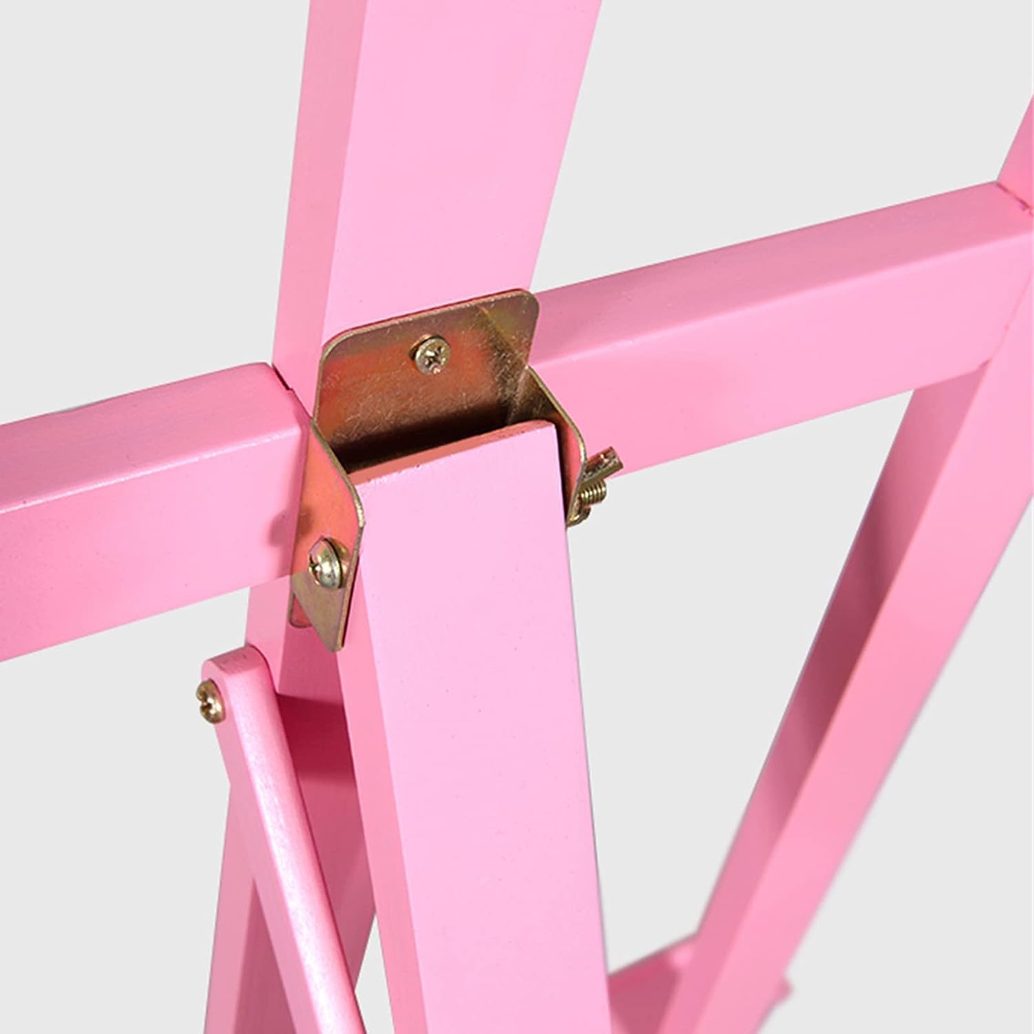 Caballete Caballete Soporte Caballete de Exhibición Rosa de 1,5 M para Logotipo de Boda, Caballete Ar de Pie Caballete Plegable Portátil para Pintura, Dibujo, Bocetos, Caballete de Altura Ajustable