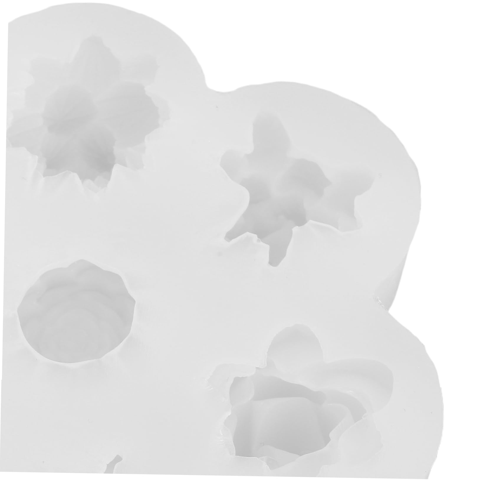 2piezas Molde De Silicona Para Velas Aromáticas Molde Forma De Cactus Para Manualidades De Jabón y Fondant Color Transparente