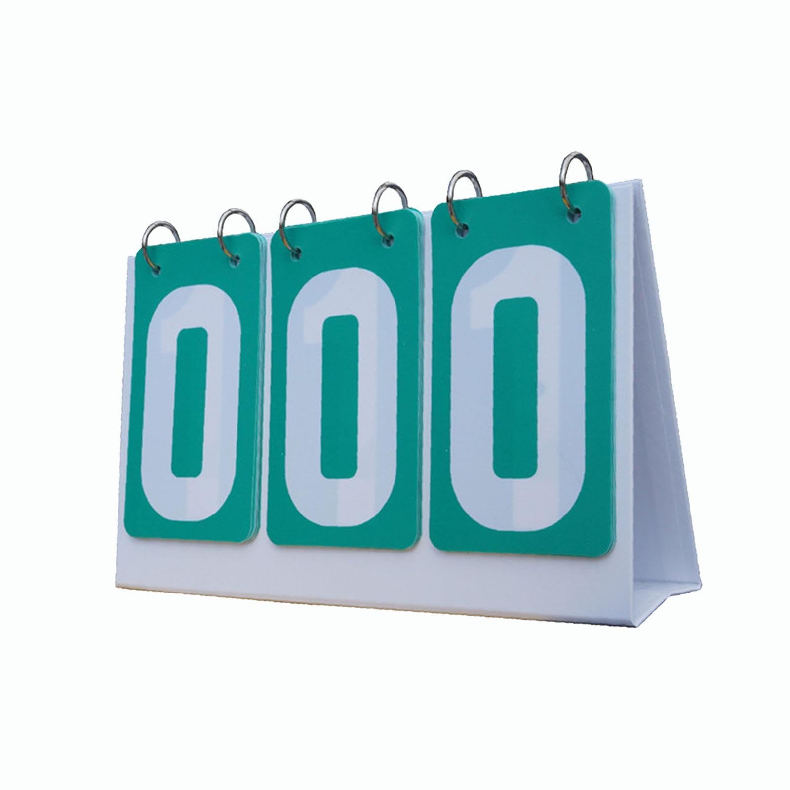 LOOM TREE® Flip Scoreboard Portable Table Score Flipper for Badminton Volleyball Soccer Green | Other Sporting Goods-image-43