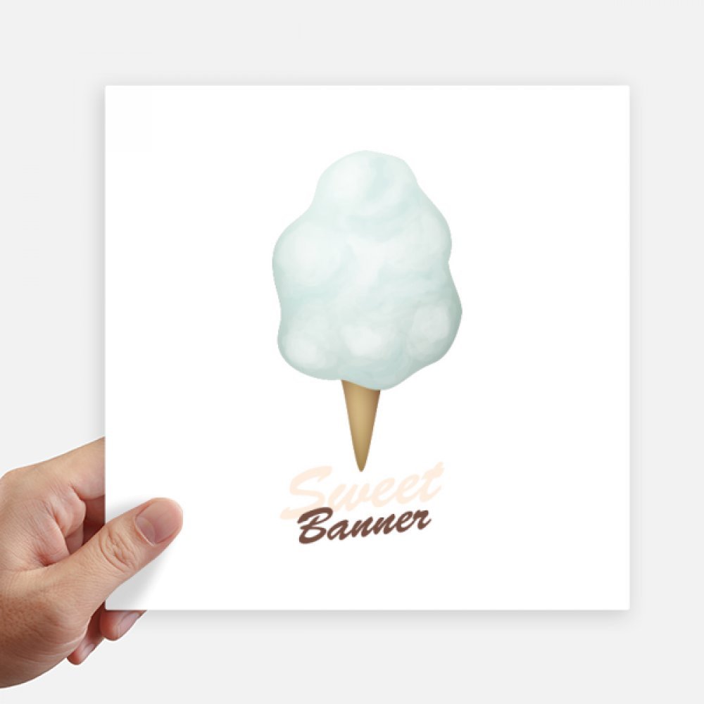 Sticker crème glacée grand format 20cm étanche pour moto et ordinateur portable DIY