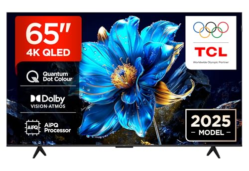 TCL 65P7K 65”QLED 4K HDR TV, Google TV, Smart TV(Dolby Vision & Atmos, Game Master, Motion clarity)