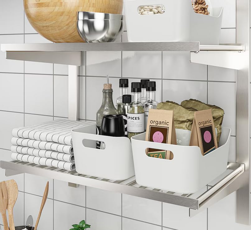 IKEA Box UPPDATERA Aufbewahrungsbox 24x17cm (Variera Nachfolger) weiß Küche, Haushalt & Wohnen