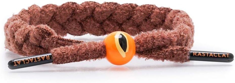 Rastaclat Original Hand Braided Brown Wolverine Adjustable Bracelet for All Ages Men | Women