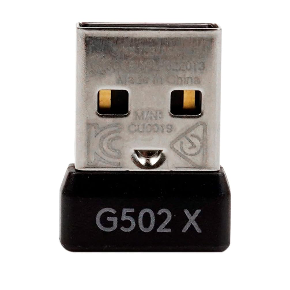 Receptor de mouse USB para Logi-tech G502X/G502X Plus Lightspeed Wireless Gaming Mouse Receptor Adaptador de repuesto