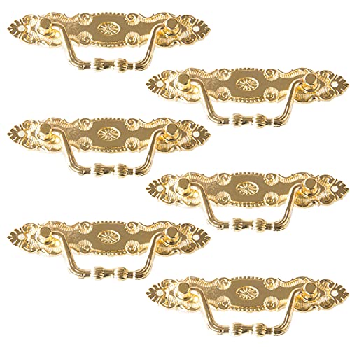 【Ampia gamma di applicazioni】 Maniglie per armadi vintage adatte per porte interne, teiera, armadio, credenza, decorazioni per casa delle bambole, guardaroba, libreria, cassetto, armadio da cucina, cassettiera, manopole per comò.