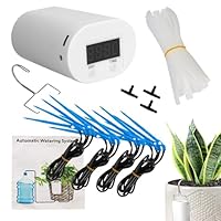 Automatisch watersysteem voor potplanten - indoor druppelirrigatiekit met timer, Smart Plant Water Dispenser | Programmeerbaar tuinkripsysteem, irrigatietimer binnenshuis, USB oplaadbaar Automatisch watersysteem voor potplanten - indoor druppelirrigatiekit met timer, Smart Plant Water Dispenser | Programmeerbaar tuinkripsysteem, irrigatietimer binnenshuis, USB oplaadbaar
