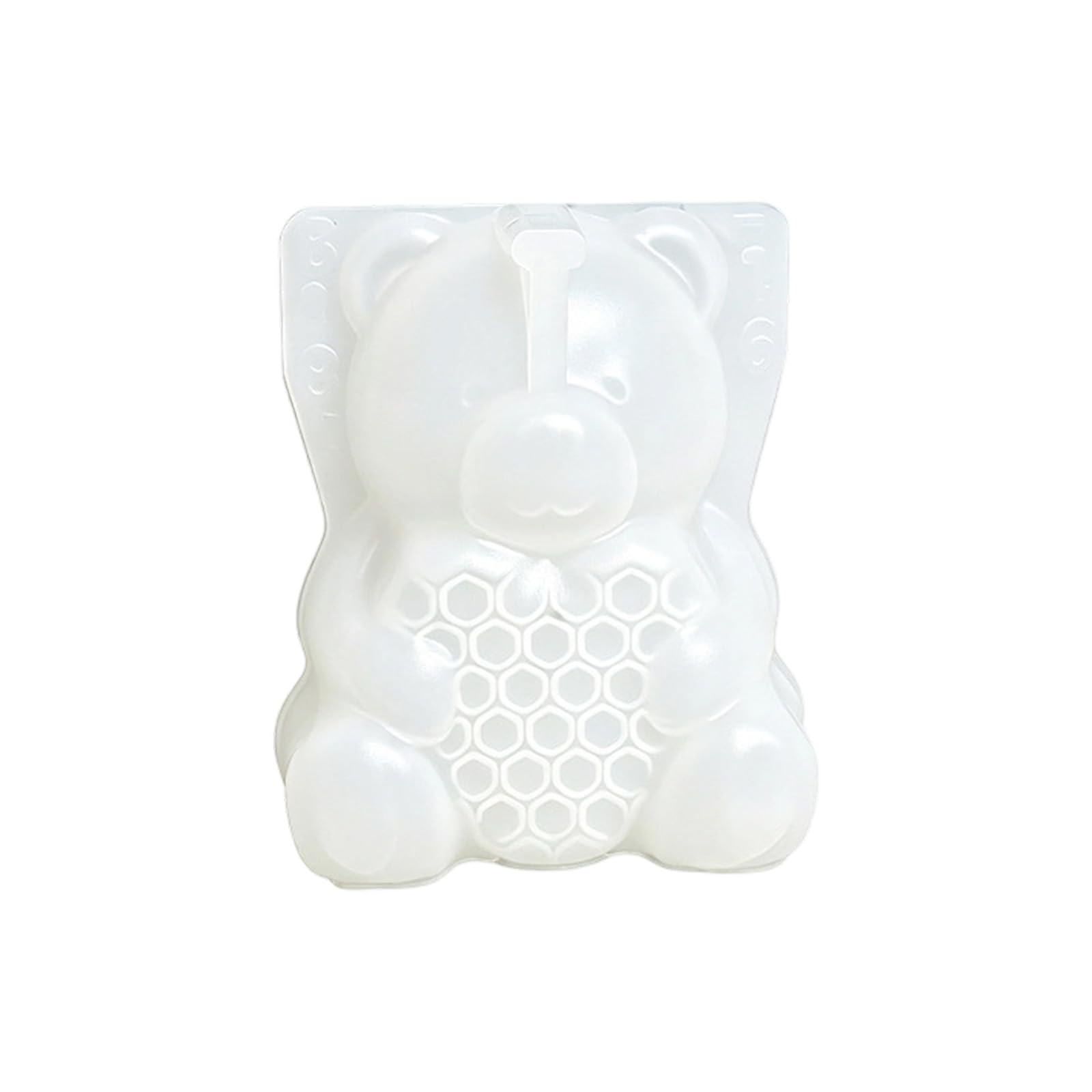 carotoe Creative Bear and Honeycomb Silicone Mold for Soap Resin Epoxy Casting and Home Decoration Honeycomb Bear Silicone Mold