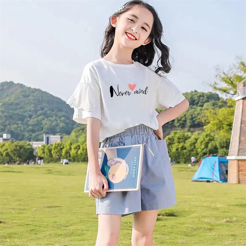 Amazon.co.jp: 女の子服セット2023夏カジュアルベビーキッズ半袖 +