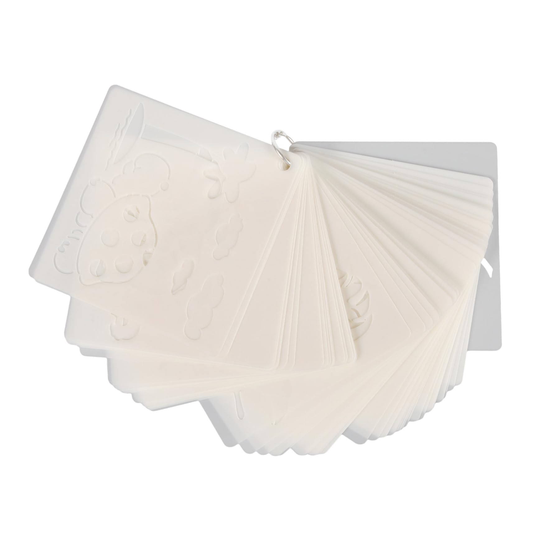 Operitacx 300pièces Pochoirs Animaux Et Plantes Pour Peinture Et Diy Templates Réutilisables Pour Artisanat Et Scrapbooking
