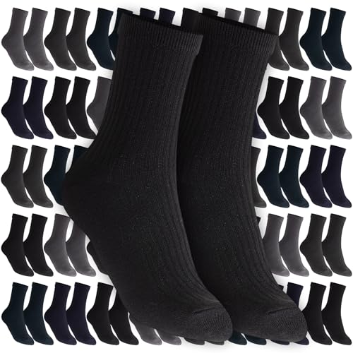 Winter Thermal Socks Bulk for Homeless Donations Cotton Crew for Unisex Adult Sports Thick Wicking Socks