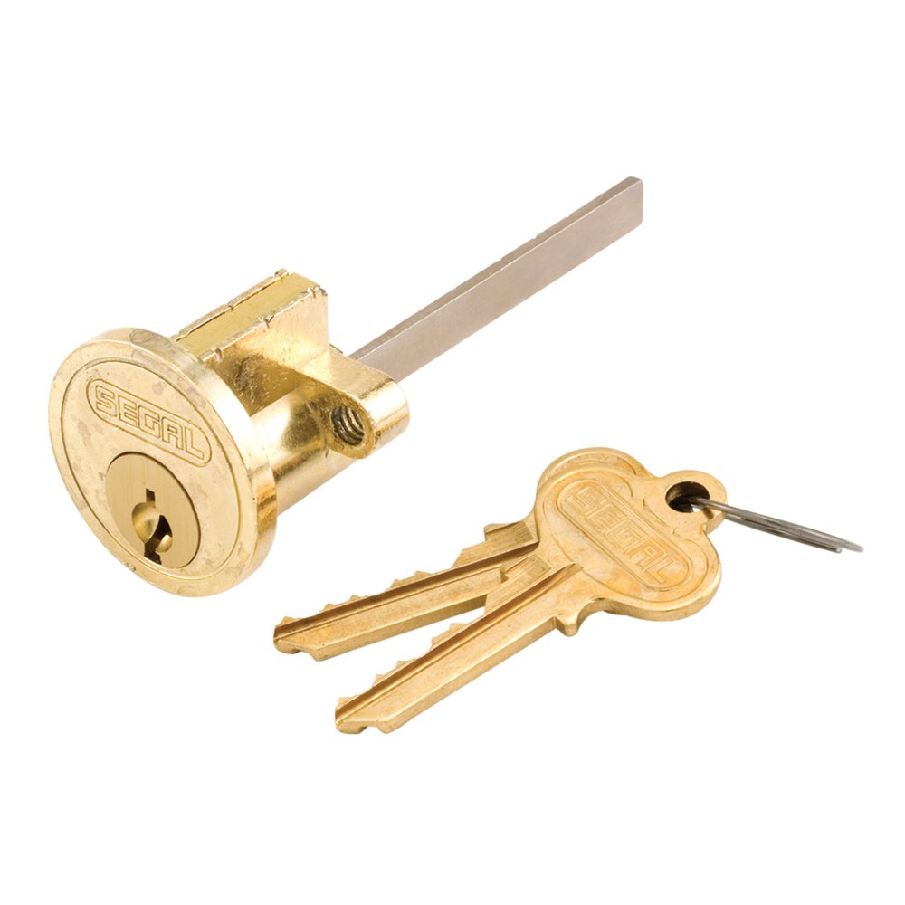 Segal SE 66007 Diecast Key Lock Cylinder, Brass (Single Pack