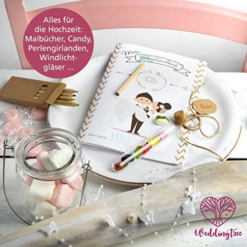 WeddingTree Reagenzgläser mit Korken 60 Stück 18 x 105 mm mit Anhänger – Ansicht 7
