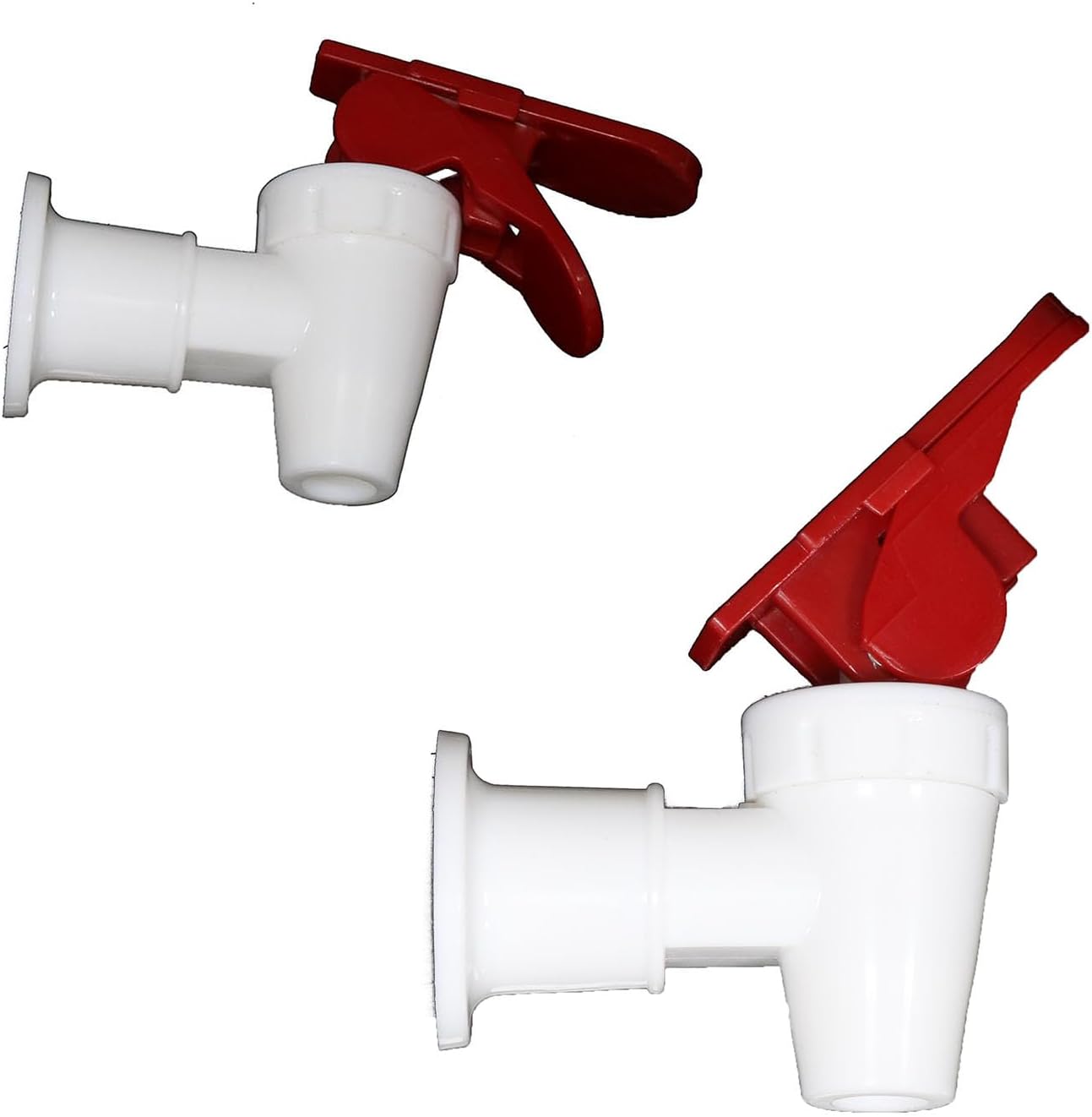 Blue and Red Plastic Cooler Faucet - 2pcs Reusable Water Dispenser Replacement Parts - Red Faucet Lock image 6 of 7 B0CP37P1WQ