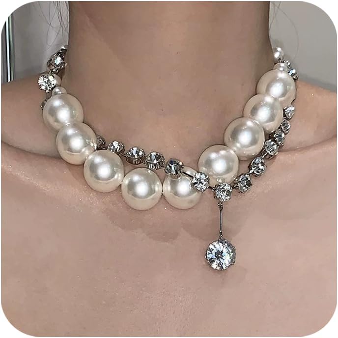 ネックレス・ペンダント LOVE ME MONSTER Soft Big Pearl Necklace 4BFK388 LOVE ME MONSTER Necklace | Modalova