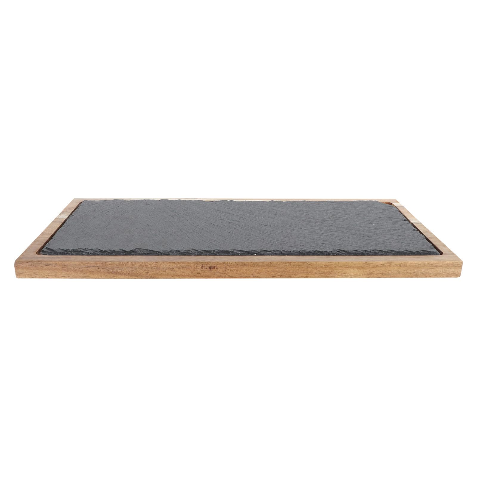 POPETPOP Plateau Rectangulaire en Bois Multifonction Facile à Nettoyer pour Assiette à Steak et Plateau à Pizza, pour Restaurant et Usage Domestique